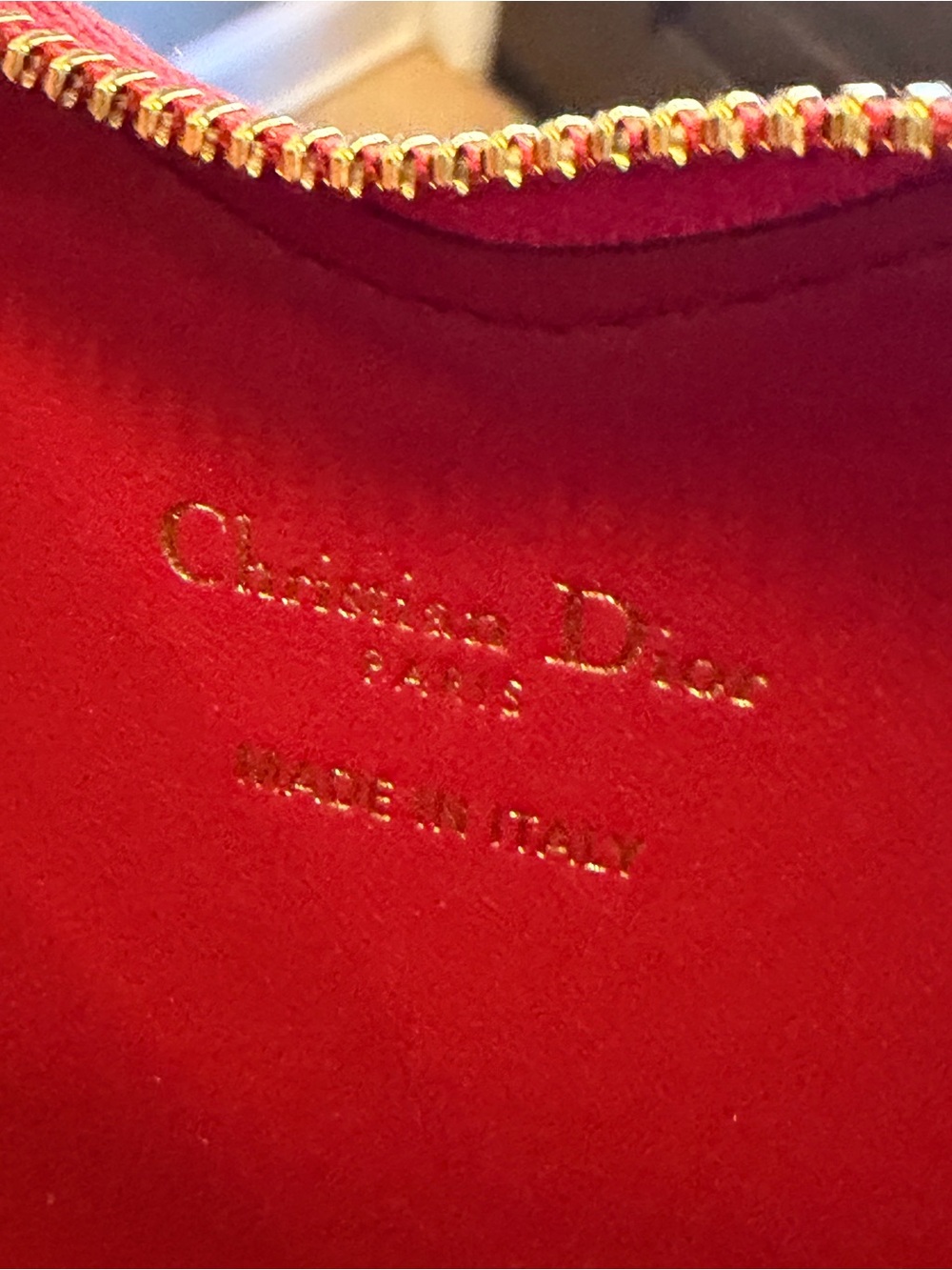 DIOR AMOUR CARO HEART POUCH WITH CHAIN - Picture 9 of 12
